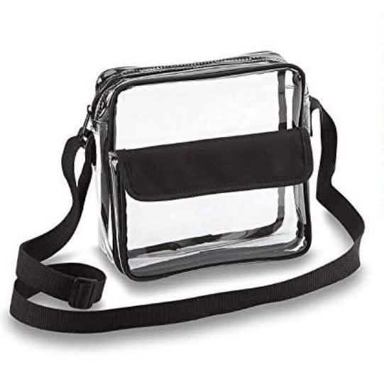 Clear Crossbody Messenger Shoulder Bag