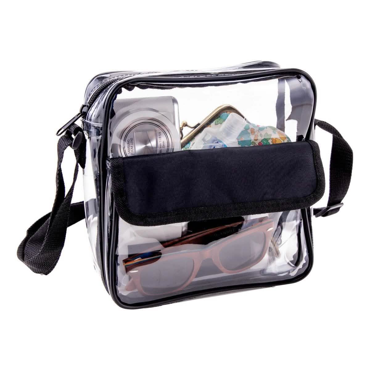 Clear Crossbody Messenger Shoulder Bag