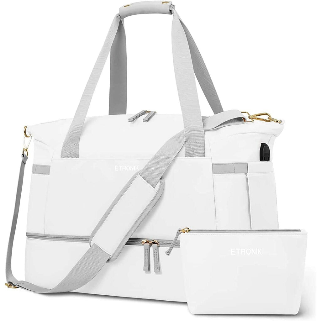 Sports Travel Duffel Bag with USB Charging Port